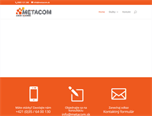 Tablet Screenshot of metacom.sk